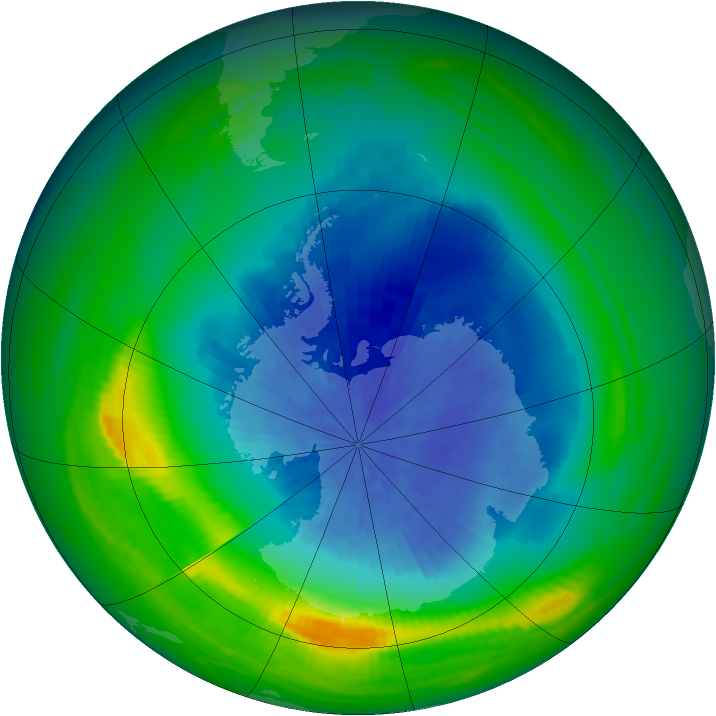 Ozone Map 1982-09-30